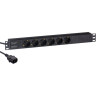 Блок розеток EXEGATE SERVERPRO PDU-19H604 Al-6S-C14-2,5CU EX289869RUS